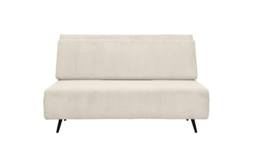 Sjeselong Mallory Krem, Cordfløyel/Metall/Tre - Krem, Cordfløyel/Metall/Tre - Møbler - Sofaer - Sovesofaer - 2 seters sovesofa
