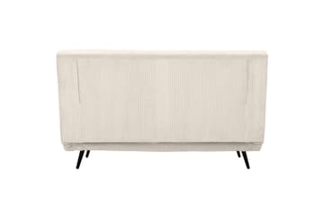 Sjeselong Mallory Krem, Cordfløyel/Metall/Tre - Krem, Cordfløyel/Metall/Tre - Møbler - Sofaer - Sovesofaer - 2 seters sovesofa