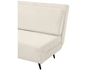 Sjeselong Mallory Krem, Cordfløyel/Metall/Tre - Krem, Cordfløyel/Metall/Tre - Møbler - Sofaer - Sovesofaer - 2 seters sovesofa