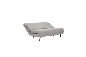 Sjeselong Mallory Lys grå, Lin stoff/metall/tre - Lys grå, Lin stoff/metall/tre - Møbler - Sofaer - Sovesofaer - 2 seters sovesofa