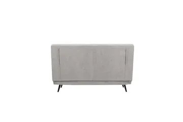 Sjeselong Mallory Lys grå, Lin stoff/metall/tre - Lys grå, Lin stoff/metall/tre - Møbler - Sofaer - Sovesofaer - 2 seters sovesofa