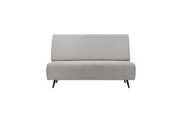 Sjeselong Mallory Lys grå, Lin stoff/metall/tre - Lys grå, Lin stoff/metall/tre - Møbler - Sofaer - Sovesofaer - 2 seters sovesofa