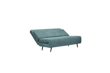 Sjeselong Mallory Lys petrol, Lin stoff/metall/tre - Lys petrol, Lin stoff/metall/tre - Møbler - Sofaer - Sovesofaer - 2 seters sovesofa