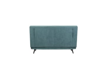 Sjeselong Mallory Lys petrol, Lin stoff/metall/tre - Lys petrol, Lin stoff/metall/tre - Møbler - Sofaer - Sovesofaer - 2 seters sovesofa
