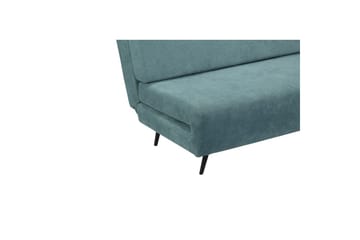 Sjeselong Mallory Lys petrol, Lin stoff/metall/tre - Lys petrol, Lin stoff/metall/tre - Møbler - Sofaer - Sovesofaer - 2 seters sovesofa