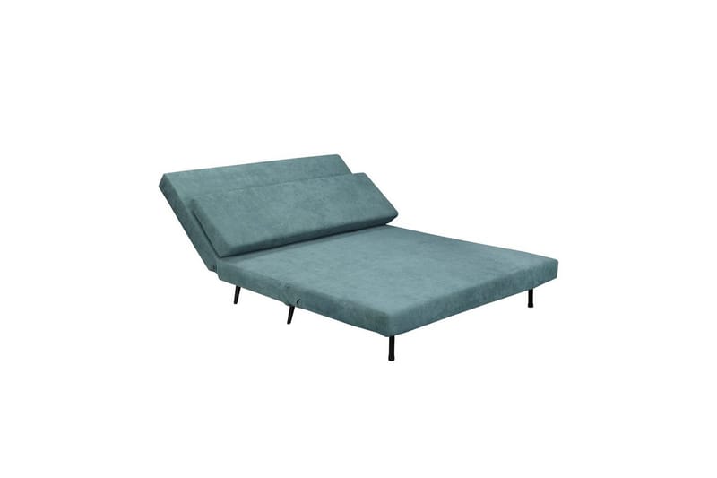 Sjeselong Mallory Lys petrol, Lin stoff/metall/tre - Lys petrol, Lin stoff/metall/tre - Møbler - Sofaer - Sovesofaer - 2 seters sovesofa