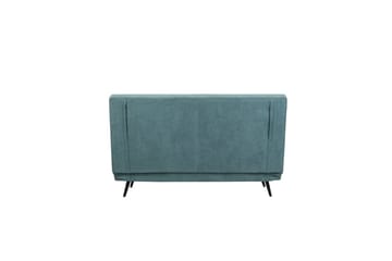 Sjeselong Mallory Lys petrol, Lin stoff/metall/tre - Lys petrol, Lin stoff/metall/tre - Møbler - Sofaer - Sovesofaer - 2 seters sovesofa