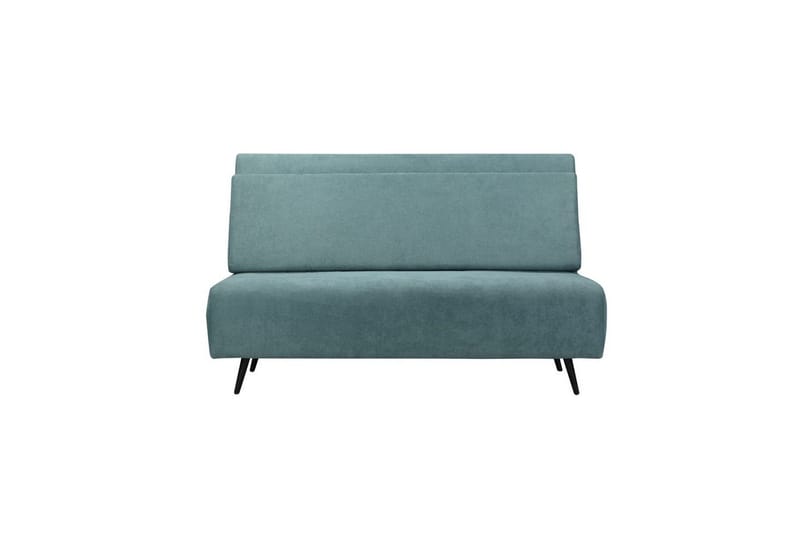 Sjeselong Mallory Lys petrol, Lin stoff/metall/tre - Lys petrol, Lin stoff/metall/tre - Møbler - Sofaer - Sovesofaer - 2 seters sovesofa