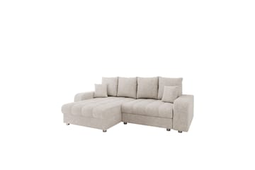 Smolmark Sovesofa med Sjeselong 3-seter - Beige - Møbler - Sofaer - Sovesofaer - Sovesofa divan