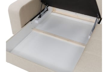 Smolmark Sovesofa med Sjeselong 3-seter - Beige - Møbler - Sofaer - Sovesofaer - Sovesofa divan