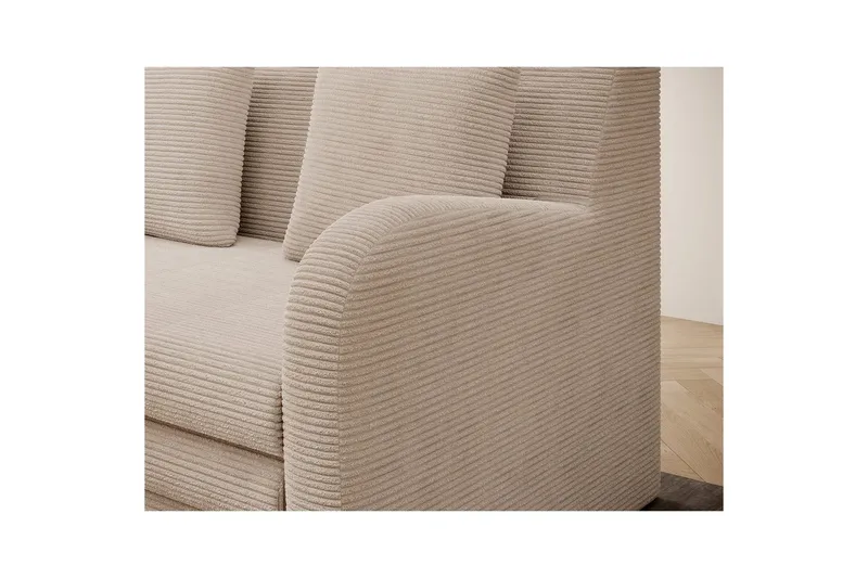 Sofa Eltap Ario 130x85x103 cm - Jarell 18, Lys Beige - Møbler - Sofaer - Sovesofaer - 2 seters sovesofa