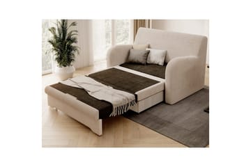 Sofa Eltap Ario 130x85x103 cm - Jarell 18, Lys Beige - Møbler - Sofaer - Sovesofaer - 2 seters sovesofa