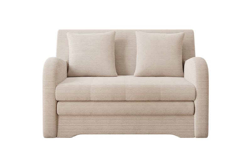 Sofa Eltap Ario 130x85x103 cm - Jarell 18, Lys Beige - Møbler - Sofaer - Sovesofaer - 2 seters sovesofa
