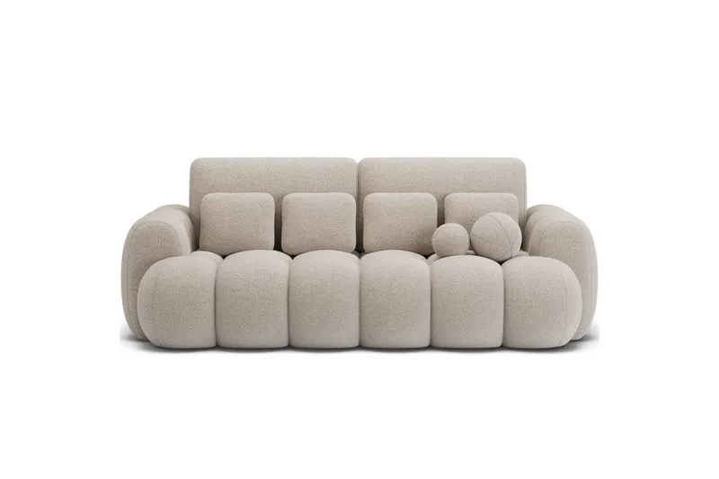 Sofa Eltap Cotonn 256x105x119 cm, Royal 18, Beige