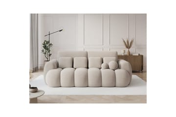 Sofa Eltap Cotonn 256x105x119 cm - Royal 18, Beige - Møbler - Sofaer - Sovesofaer - 3 seters sovesofa