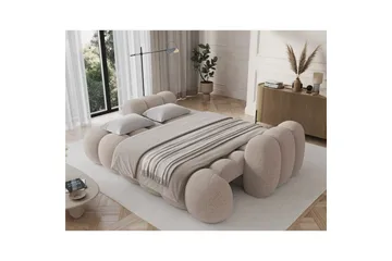 Sofa Eltap Cotonn 256x105x119 cm - Royal 18, Beige - Møbler - Sofaer - Sovesofaer - 3 seters sovesofa