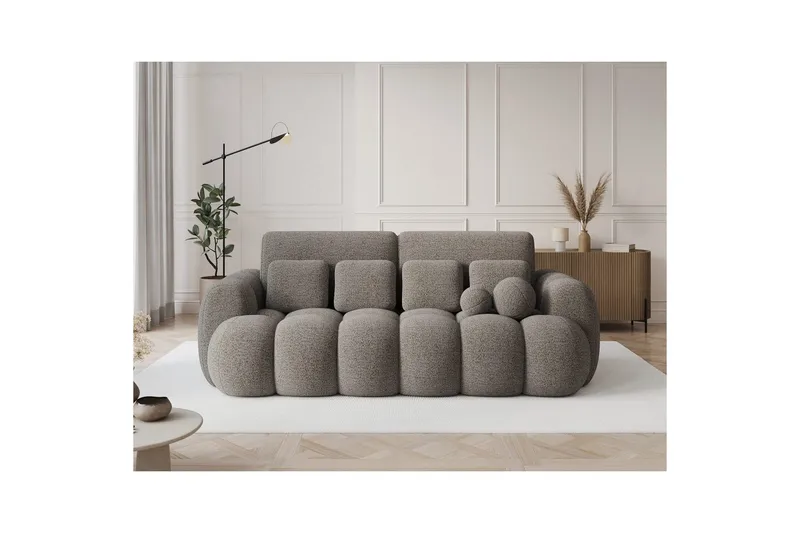 Sofa Eltap Cotonn 256x105x119 cm - Royal 20, Beige - Møbler - Sofaer - Sovesofaer - 3 seters sovesofa