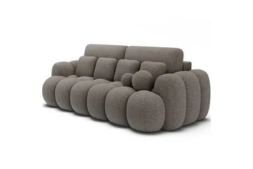 Sofa Eltap Cotonn 256x105x119 cm - Royal 20, Beige - Møbler - Sofaer - Sovesofaer - 3 seters sovesofa
