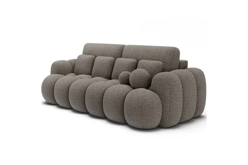 Sofa Eltap Cotonn 256x105x119 cm - Royal 20, Beige - Møbler - Sofaer - Sovesofaer - 3 seters sovesofa