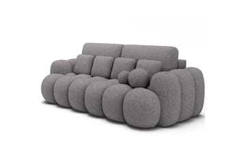 Sofa Eltap Cotonn 256x105x119 cm - Paolli 04, Grå - Møbler - Sofaer - Sovesofaer - 3 seters sovesofa