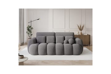 Sofa Eltap Cotonn 256x105x119 cm - Paolli 04, Grå - Møbler - Sofaer - Sovesofaer - 3 seters sovesofa