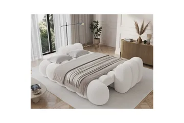 Sofa Eltap Cotonn 256x105x119 cm - Paolli 01, Hvit - Møbler - Sofaer - Sovesofaer - 3 seters sovesofa