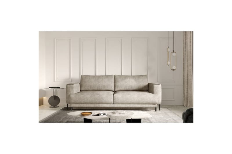 Sofa Eltap Dalia 248x84x95 cm - Leve 18, Beige - Møbler - Sofaer - Sovesofaer - 3 seters sovesofa