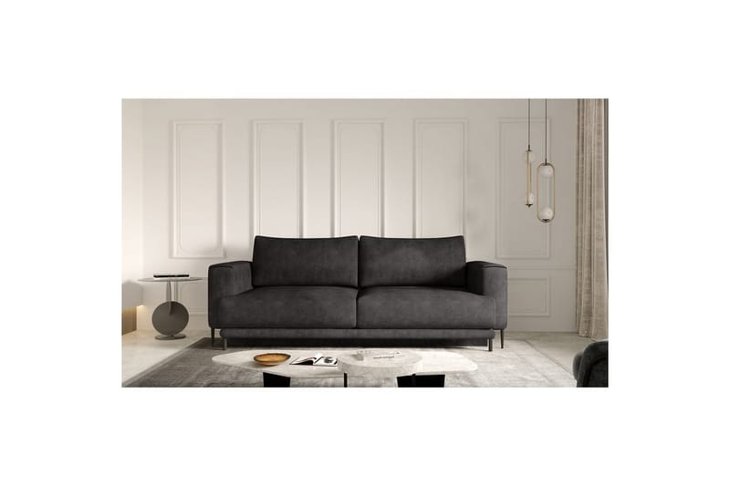 Sofa Eltap Dalia 248x84x95 cm, Leve 6, Mørk Grå