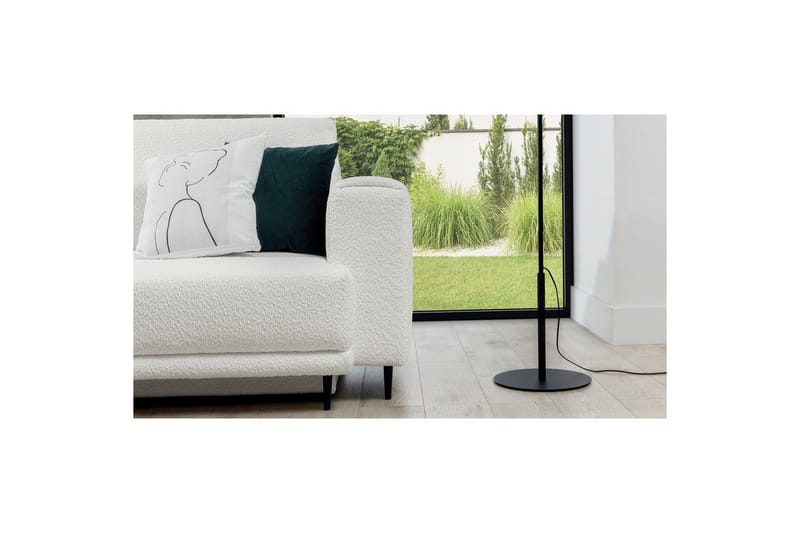 Sofa Eltap Dalia 248x84x95 cm - Royal 01, Hvit - Møbler - Sofaer - Sovesofaer - 3 seters sovesofa