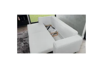 Sofa Eltap Dalia 248x84x95 cm - Royal 01, Hvit - Møbler - Sofaer - Sovesofaer - 3 seters sovesofa