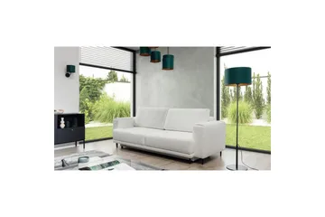 Sofa Eltap Dalia 248x84x95 cm - Royal 01, Hvit - Møbler - Sofaer - Sovesofaer - 3 seters sovesofa