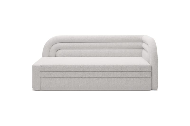 Sofa Eltap Fabillo 223x86x80 cm - Royal 01, Hvit, Høyre - Møbler - Sofaer - Sovesofaer - 3 seters sovesofa