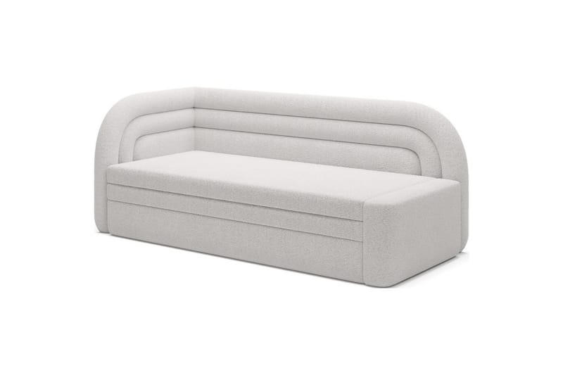 Sofa Eltap Fabillo 223x86x80 cm - Royal 01, Hvit, Venstre - Møbler - Sofaer - Sovesofaer - 3 seters sovesofa