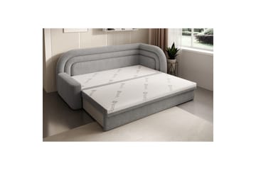 Sofa Eltap Fabillo 223x86x80 cm - Royal 04, Lys grå, Høyre - Møbler - Sofaer - Sovesofaer - 3 seters sovesofa