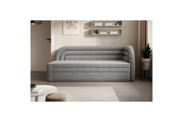 Sofa Eltap Fabillo 223x86x80 cm - Royal 04, Lys grå, Høyre - Møbler - Sofaer - Sovesofaer - 3 seters sovesofa