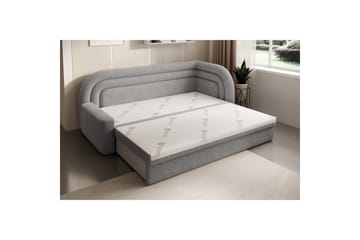 Sofa Eltap Fabillo 223x86x80 cm - Royal 04, Lys grå, Høyre - Møbler - Sofaer - Sovesofaer - 3 seters sovesofa