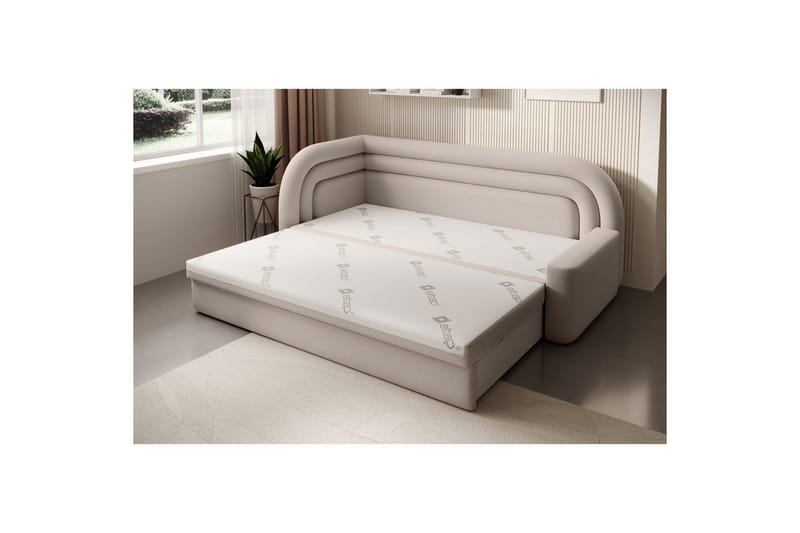 Sofa Eltap Fabillo 223x86x80 cm - Sola 18, Grå, Venstre - Møbler - Sofaer - Sovesofaer - 4 seters sovesofa