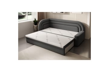 Sofa Eltap Fabillo 223x86x80 cm - Sola 6, Grå, Venstre - Møbler - Sofaer - Sovesofaer - 3 seters sovesofa