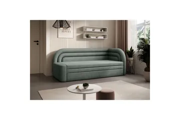 Sofa Eltap Fabillo 223x86x80 cm - Touch 100, Grønn, Høyre - Møbler - Sofaer - Sovesofaer - 4 seters sovesofa