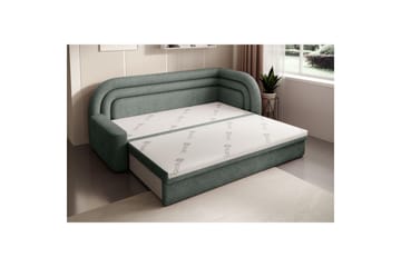 Sofa Eltap Fabillo 223x86x80 cm - Touch 100, Grønn, Høyre - Møbler - Sofaer - Sovesofaer - 4 seters sovesofa