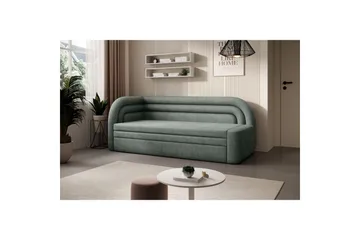 Sofa Eltap Fabillo 223x86x80 cm - Touch 100, Grønn, Venstre - Møbler - Sofaer - Sovesofaer - 4 seters sovesofa