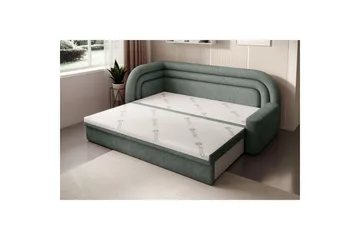 Sofa Eltap Fabillo 223x86x80 cm - Touch 100, Grønn, Venstre - Møbler - Sofaer - Sovesofaer - 4 seters sovesofa