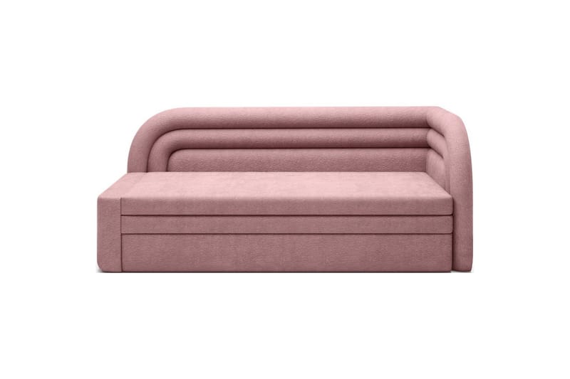 Sofa Eltap Fabillo 223x86x80 cm, Touch 24, rosa, Høyre