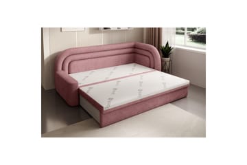 Sofa Eltap Fabillo 223x86x80 cm - Touch 24, rosa, Høyre - Møbler - Sofaer - Sovesofaer - 4 seters sovesofa