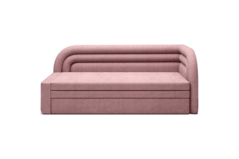 Sofa Eltap Fabillo 223x86x80 cm - Touch 24, rosa, Høyre - Møbler - Sofaer - Sovesofaer - 4 seters sovesofa