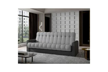 Sofa Eltap Garett 212x85x90 cm - Monolith 85, Monolith 97, Grå, Mørk grå - Møbler - Sofaer - Sovesofaer - 3 seters sovesofa