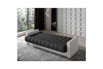 Sofa Eltap Garett 212x85x90 cm - Sawana 05, Soft 17, Grå, Hvit - Møbler - Sofaer - Sovesofaer - 3 seters sovesofa