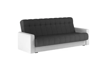 Sofa Eltap Garett 212x85x90 cm - Sawana 05, Soft 17, Grå, Hvit - Møbler - Sofaer - Sovesofaer - 3 seters sovesofa