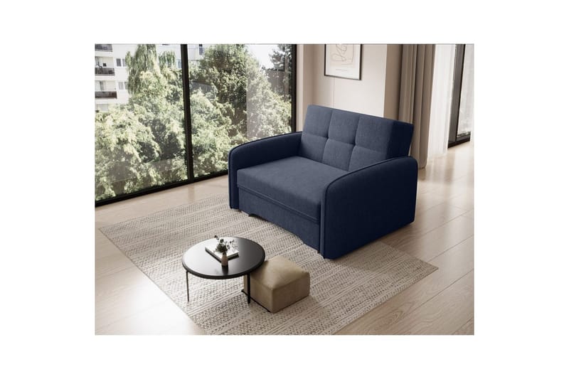 Sofa Eltap Laine 102x109x84 cm - Poco 40, Blå - Møbler - Sofaer - Sovesofaer - 2 seters sovesofa