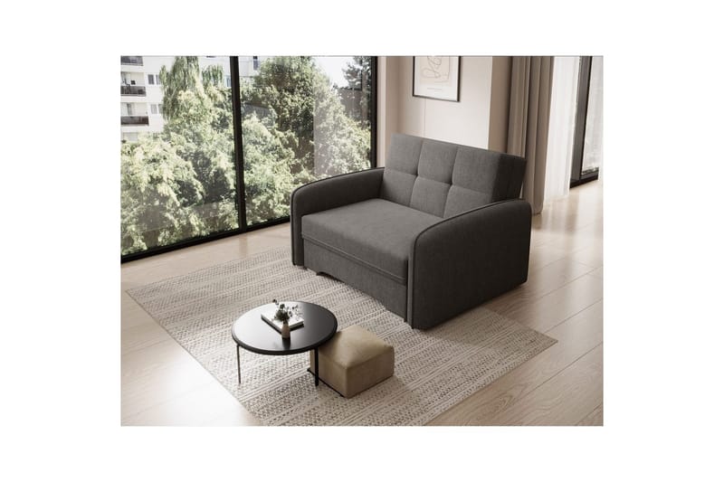 Sofa Eltap Laine 102x109x84 cm - Poco 5, Mørk Grå - Møbler - Sofaer - Sovesofaer - 2 seters sovesofa